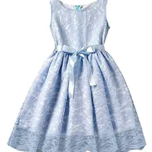 Детская одежда; платья без рукавов для маленьких девочек; качественные Ажурные кружевные вечерние платья принцессы; пляжные платья