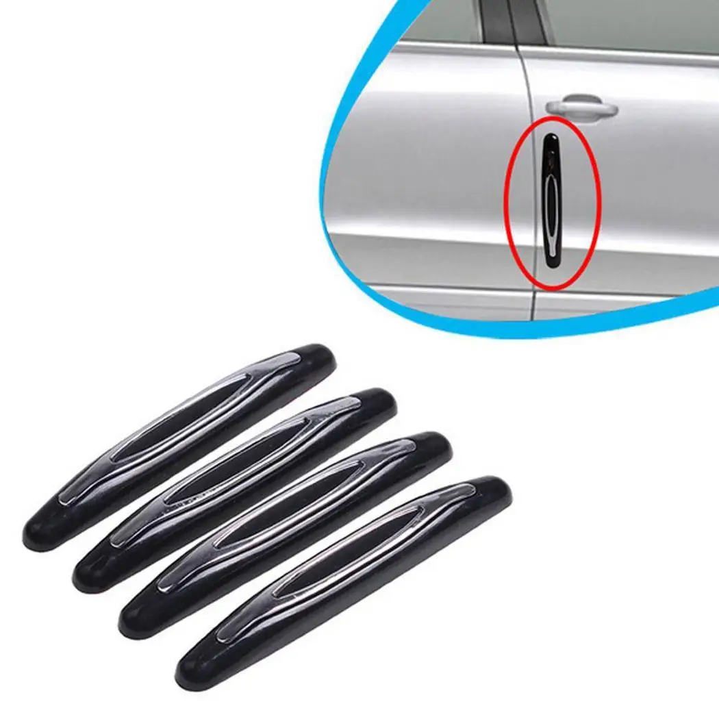 

4PCS/Kit Universal Car Styling Flexible Door Edge Protector ABS PVC Bumper Clear Car Door Anti Collision Guard