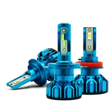 Из 2 предметов 10000LM/комплект 12 В H4 H1 H8 Led H7 6000 К 60 Вт мини Размеры бесшумный вентилятор H3 led 9006 Hb4 9005 Hb3 фары автомобиля лампочки для авто