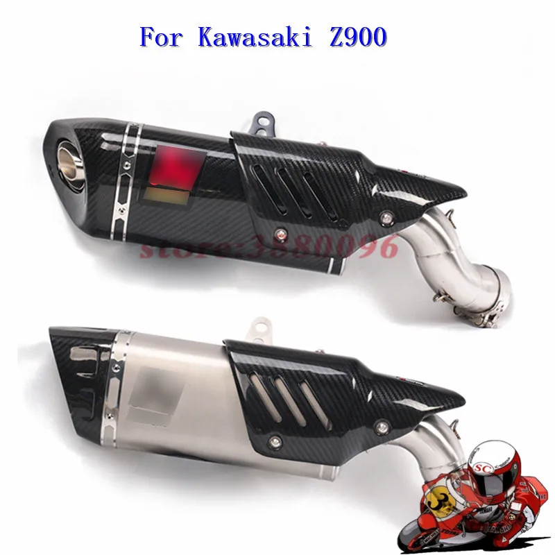 

Motorcycle Full Exhaust System Slip on For Kawasaki Z900 Exhaust Muffler Pipe