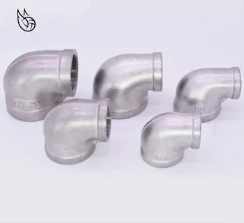 

1/8" 1/4" 3/8" 1/2" 3/4" 1" Female x Male Thread Street Elbow 90 Degree Angled SS 304 Stainless Steel Pipe Fitting Connectors