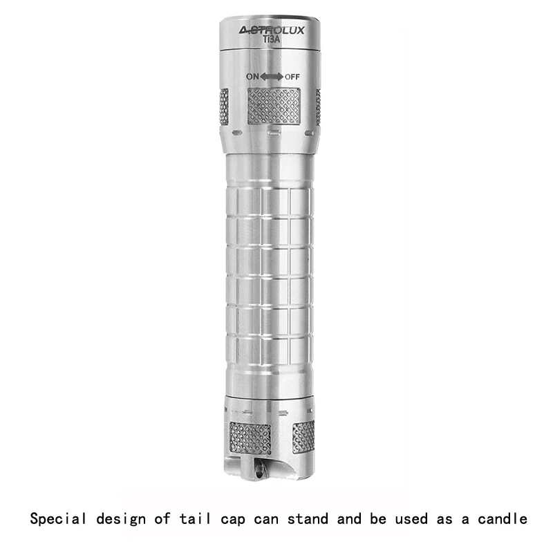 Astrolux Ti3A титана светодиодный фонарик Nichia 219C 85LM 4 режима мини EDC светодиодный фонарик AAA N IP65 Водонепроницаемый аварийный фонарь