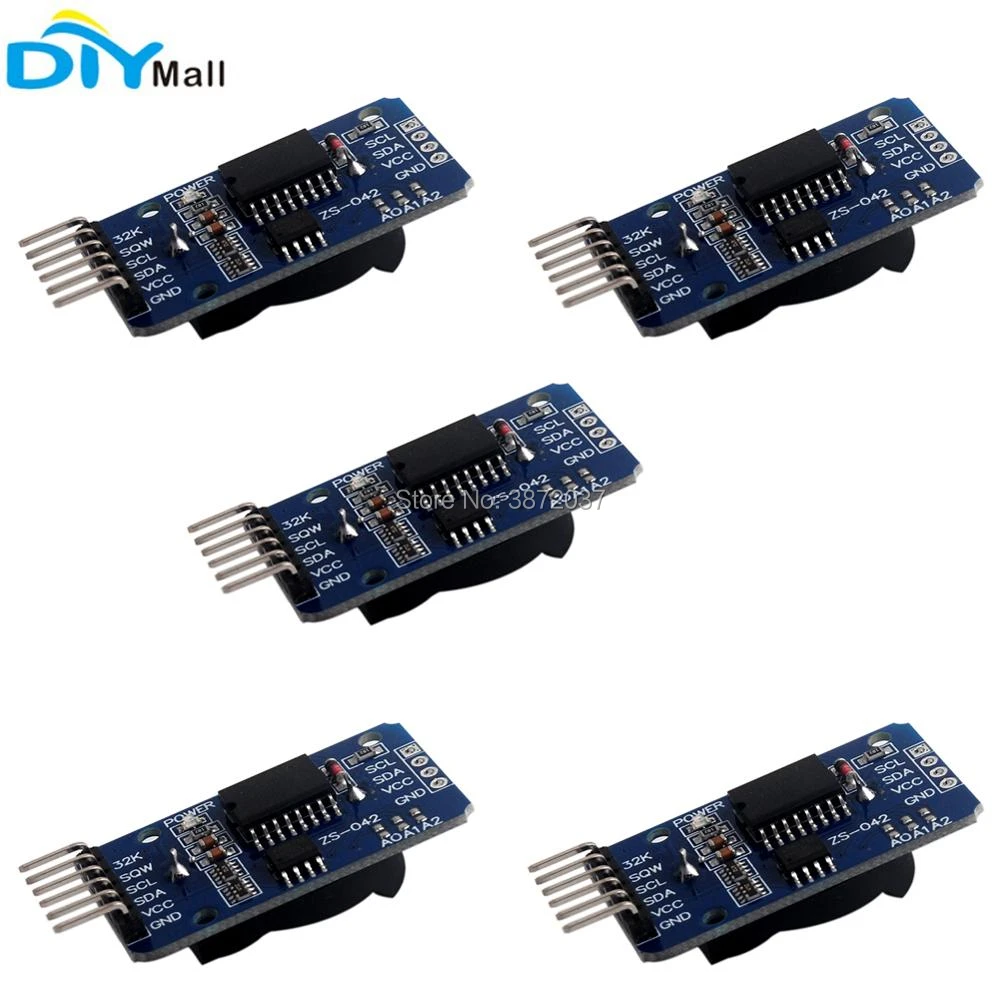 Hailege 5pcs DS3231 AT24C32 Clock Module Real Time Clock Module IIC RTC Module for Arduino Without Battery Hailege 5pcs DS3231 AT24C32 Clock Module Real Time Clock Module IIC RTC Module for Arduino Without Battery