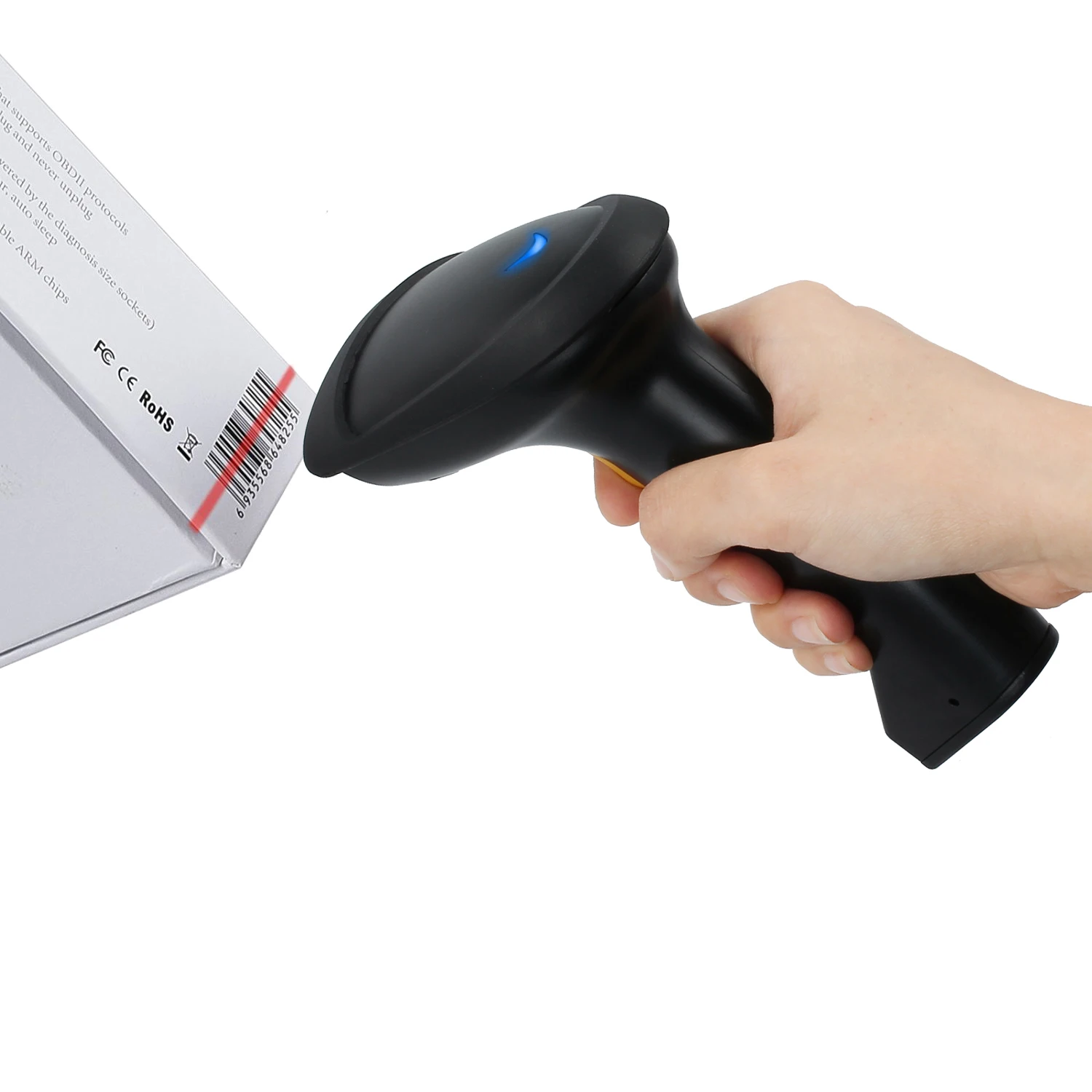 ESYNiC беспроводной + USB 2 0 проводной в 1 сканер штрих кода для компьютера POS ноутбук