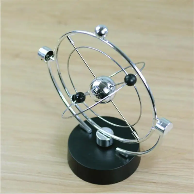 Электрический Newtons Колыбель стальной баланс мяч Физика Наука маятниковая игрушка настольная офисная образовательная развивающая украшение, статуэтки