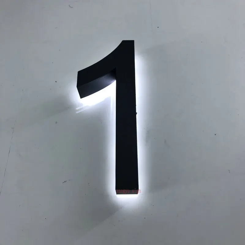 

Custom 3d led numbers house outdoor numbers head lamp door numbers