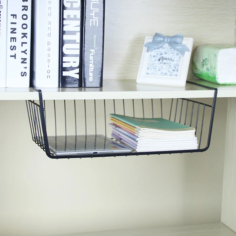

Under Shelf Basket Rack Storage Organizer Holder for Kitchen Pantry