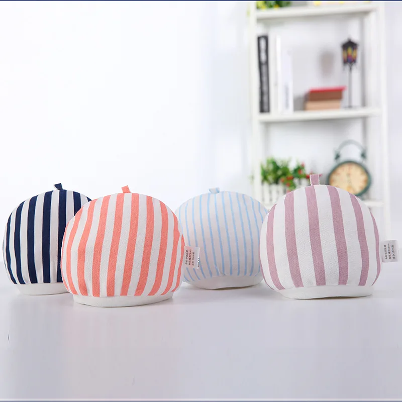

Cute Design Baby Striped Cap Kids Accessories Cotton Baby Hat for Newborn 0-3-6-9 Months Baby Cap