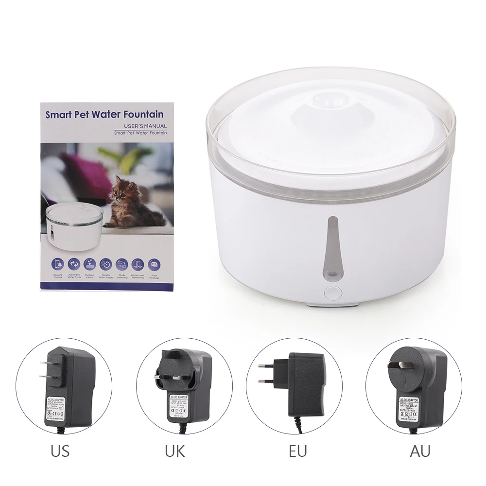 3L AC110-220V, wifi, умный автоматический фонтан для домашних животных, бесшумный питатель для собак и кошек, питатель для домашних животных, миска для питья домашних животных, диспенсер для фонтанов