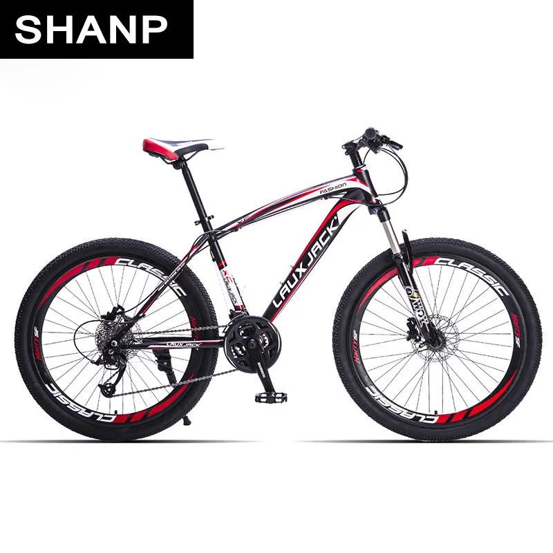 Excellent Lauxjack Mountain Bike Steel Frame 24 Speed Shimano 26 "wheel Mtb 1