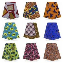 Африканская ткань Анкара модный голландский воск Африканский вощеная ткань настоящий для вечерние Pagne Africain горячий воск настоящий