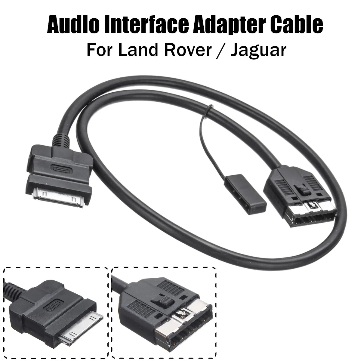 

Audio Interface AUX Input Adapter Cable Lead for iPhone for iPod For Land Rover for Jaguar