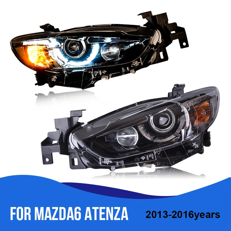 Roadot для Mazda6 ATENZA Mazda 6 bi ксеноновая линзы ближнего автомобиль стиль светодиодный HID