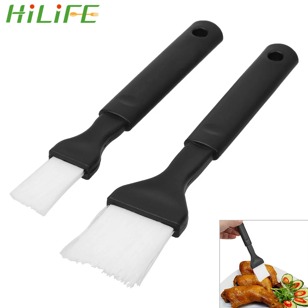 HILIFE 2 Pcs/Set BBQ Cake Butter Brush Glazing Baking Cooking Tool Heat
