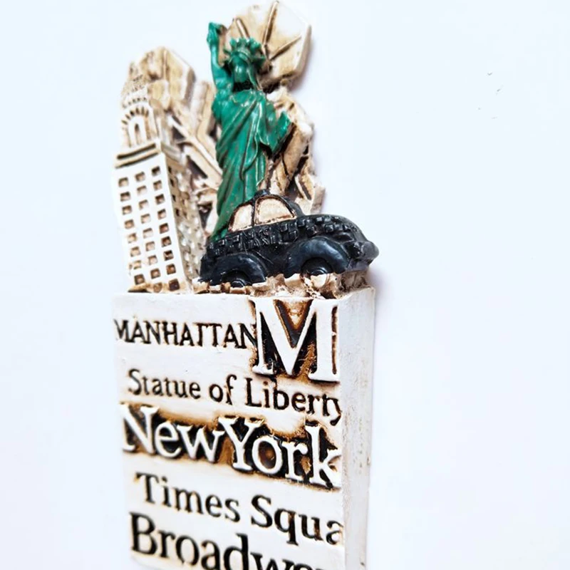 

Lychee Life New York Statue of Liberty Fridge Magnet Refrigerator Magnetic Sticker Travel Souvenirs Home Decoration