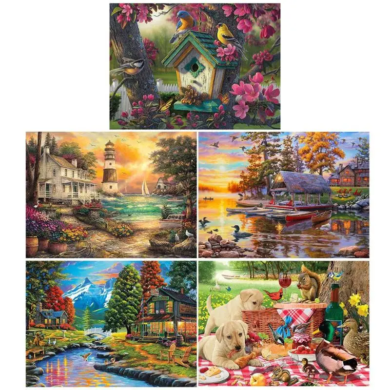 

5D DIY Full Drill Diamond Painting Cross Stitch Embroidery Mosaic Kit Home Decoration Crafts Landscape Beauty Modern Paintings