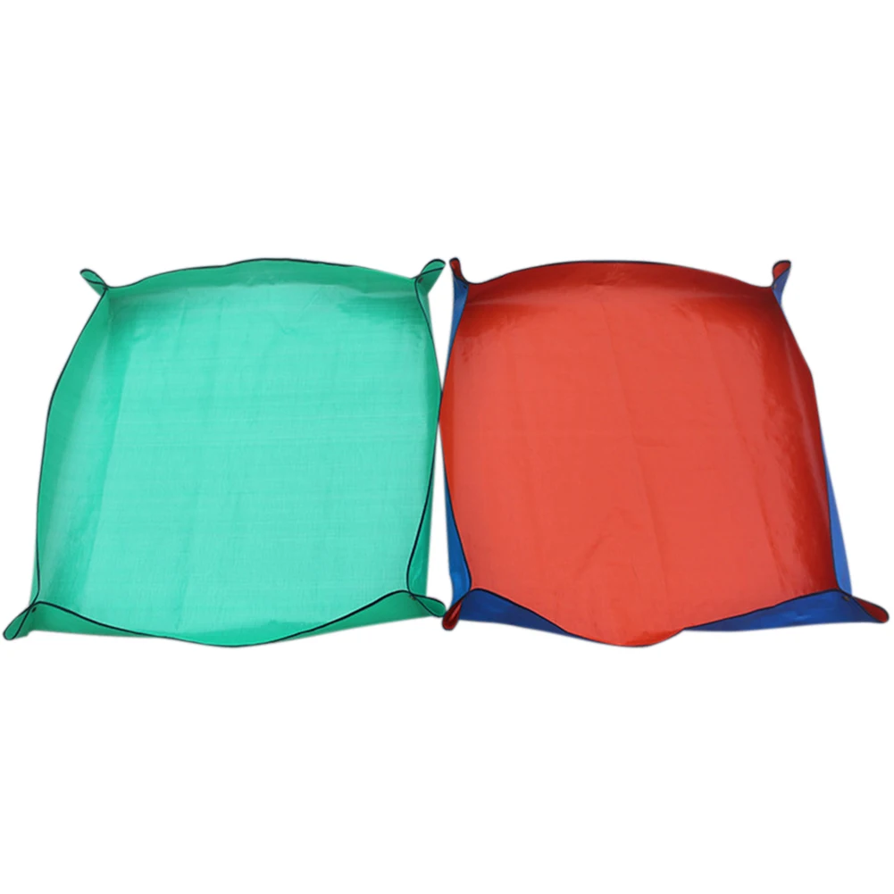 

1 X 1meter Lock Design Land Cushion Foldable Flower Pot Basin Mix Soil Thicken Reusable Gardening Pad Plant Change Waterproof
