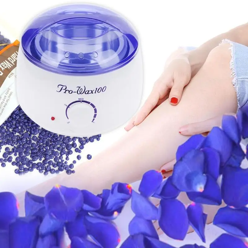

500g Hard Wax Beans Painless Depilatory Wax Waxing Pellet Body Hair Removal Warmer Wax Heater Pot Hair Remover Tool