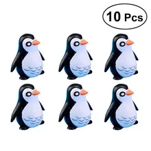 WINOMO 10 шт. 2x2,5x1,5 см Пингвин Microlandschaft украшения Смола дисплей дома