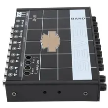 1 шт автомобильные аудио стерео эквалайзер с 7 авто аксессуары для автомобильного аудио эквалайзер