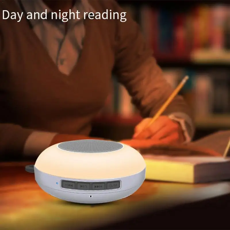 Открытый Bluetooth Душ Динамик Красочный Светодиодный светильник FM Встроенный