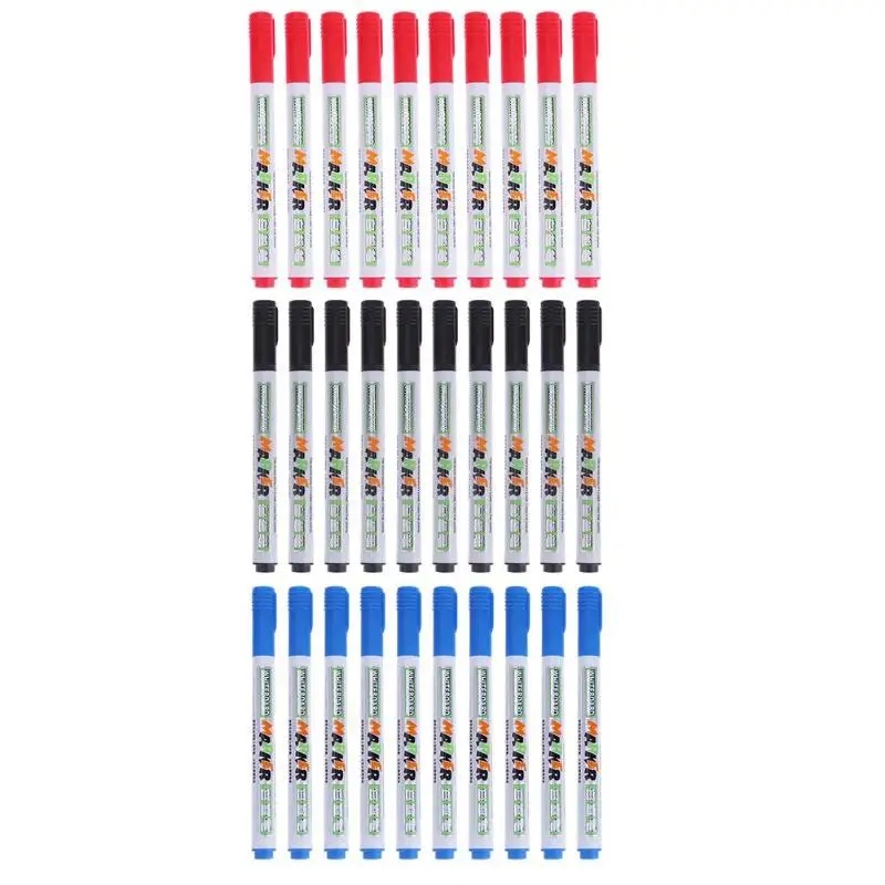 

10pcs Quick-Drying Erasable Whiteboard Pen DIY Marker Pen for Kids Drawing