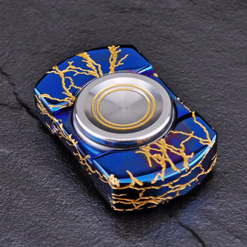 

Carved Lightning British Car Metal Hand Spinner 316 Stainless Steel EDC Fidget Finger Gyro ADHD Trance Meditation Pocket Toy