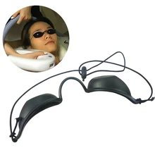 С коробкой, черный специальный мягкий материал, очки, лазерный светильник, защитные очки, IPL Клиника пациента