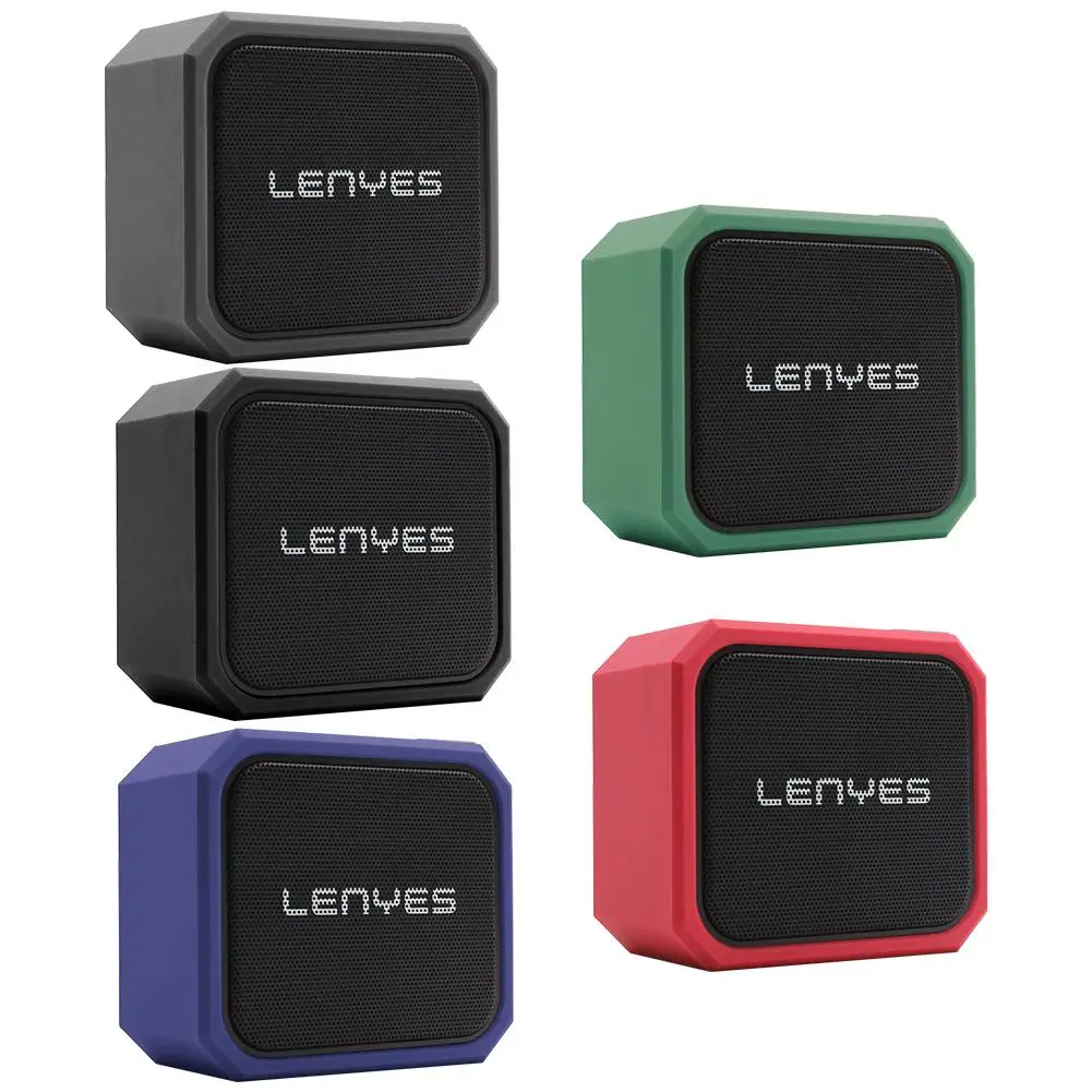 

Lenyes Wireless Bluetooth Speaker Waterproof Anti-drop Subwoofer 360 Degree Surround Sound Support TF Card Audio Device S105