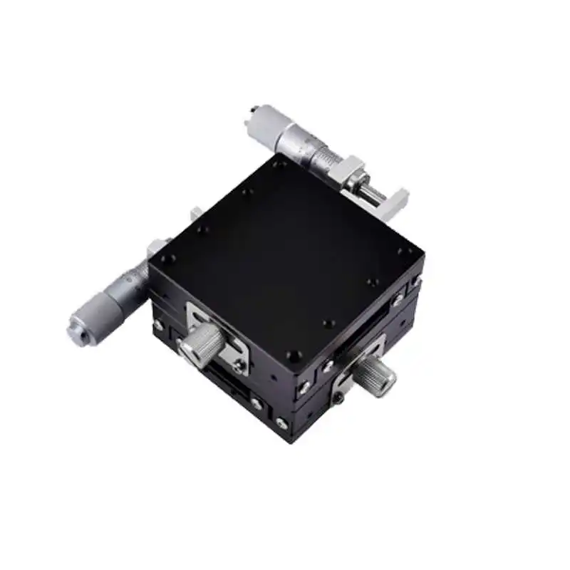 

60*60mm 13mm XY Axis Stages Replacement Linear Stage Ball Bearing Manually Platform Tuning Sliding Table Steel roller type LGY60