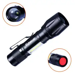 SKYWOLFEYE светодиодный мини-фонарик факел лампы Penlight Build-in AA/14500 батарея 3 режима Прямая доставка