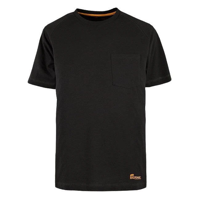 Berne Apparel BSM36BKR480 футболка с короткими рукавами для выступлений черного цвета |