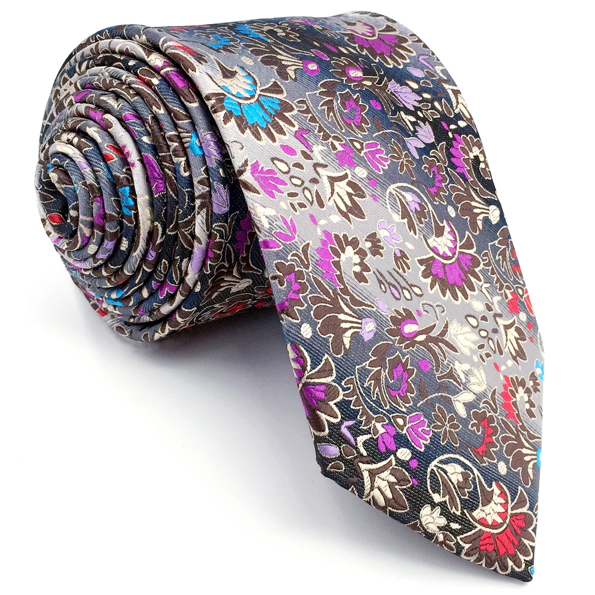 mens silk floral ties