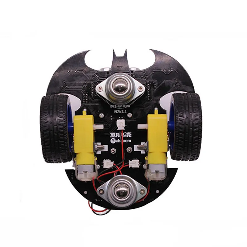 YahBoom Smart Bat Robot Intelligent Programming bluetooth Control Car Kit with for Arduino R3 Board For Science Kids Educate