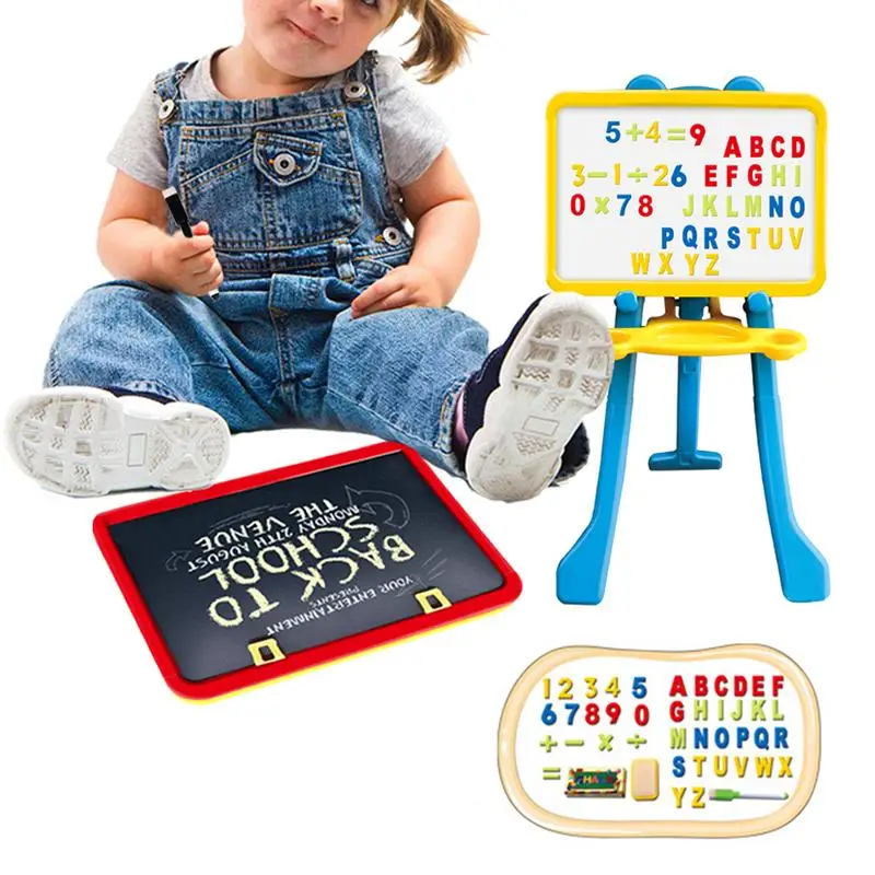 

Kids Magnetic Painting Board Dual-use Writing Board Graffiti Toy Board Painting Tool Set Early Education Cognitive Large board