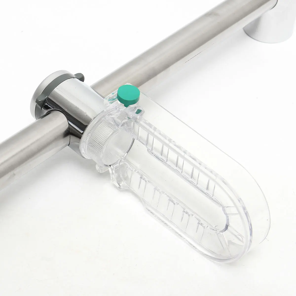 Kaufen Neue Dusche Kit Einstellbare Riser Rutsche Schiene Bar Kit Schlauch Halterung Runde Kopf Chrom Aluminium Und Kunststoff Bad Dusche Werkzeuge