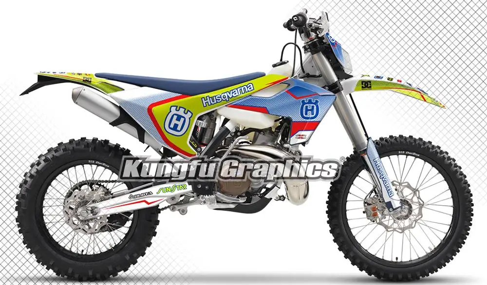 

KUNGFU GRAPHICS Motocross Enduro Stickers Kit Wraps for Husqvarna TE FE TC FC TX FX 125 250 300 350 450 501 2016 2017 2018 2019