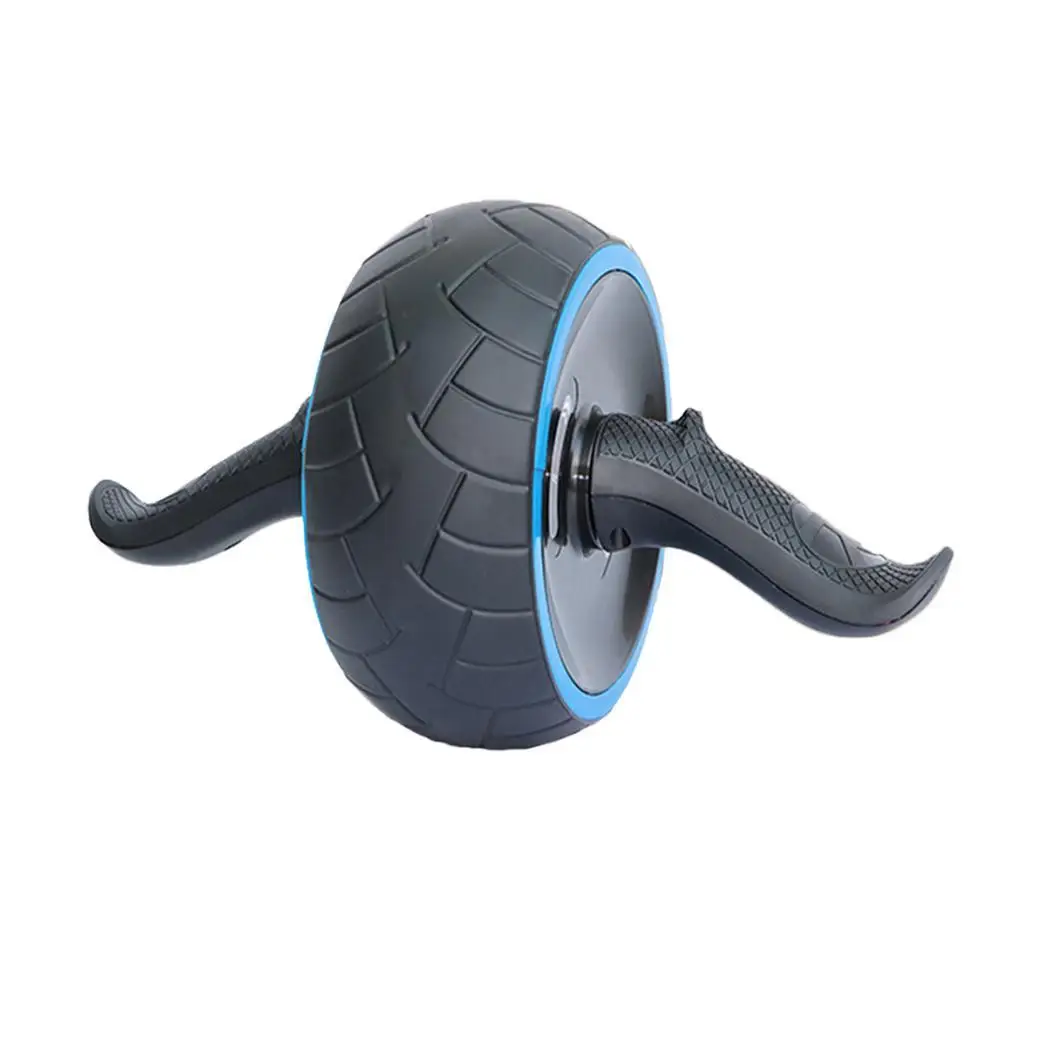 

New Keep Fit Wheels No Noise Abdominal Wheel Round Ab Roller Trainer With Mat For Exercise Fitness Home Gym Equipment