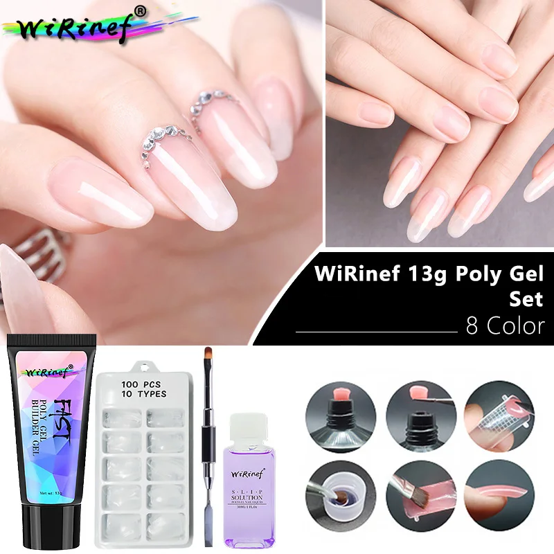 Wirinef Acrylic Poly Gel Camouflage Uv Led Quick Extension Gel Nail Art