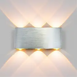 Внутренний светодиодный светильник настенный супер яркий 18 W алюминиевый настенные бра поверхностного монтажа украшения дома AC100-265V