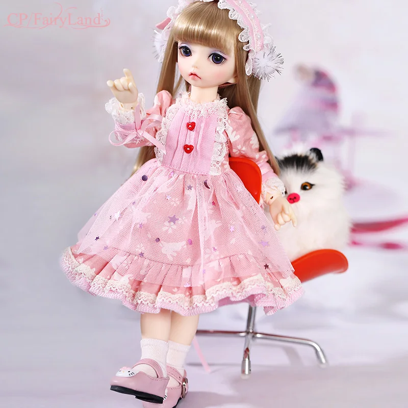 Fairyland Littlefee Luna Fullset костюм 1/6 bjd куклы napi linachouchou yosd bwy lati bluefairy парики глаза Обувь Одежда luts