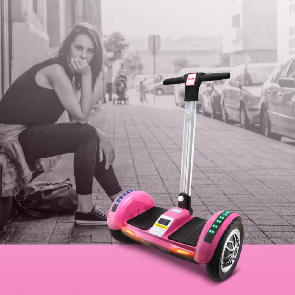 Iscooter Ховерборд 10 дюймов электрический скутер самобалансирующийся Bluetooth ключ