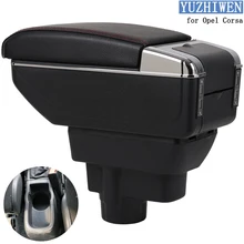 For Opel Corsa Armrest font b Box b font Opel Corsa D Universal Car Central Armrest