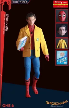 

1/6TH SPIDER MAN HOMECOMING 12'' DELUXE VERSION BY CRAZY TOYS DOLL STATUE GIFT