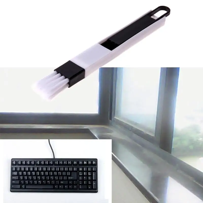 

Windows Recess Groove Cleaning Brush Crevice Brush with Dustpan Cleaning Tool Wash Screens Keyboard Cleaner Kitchen Easily Clean