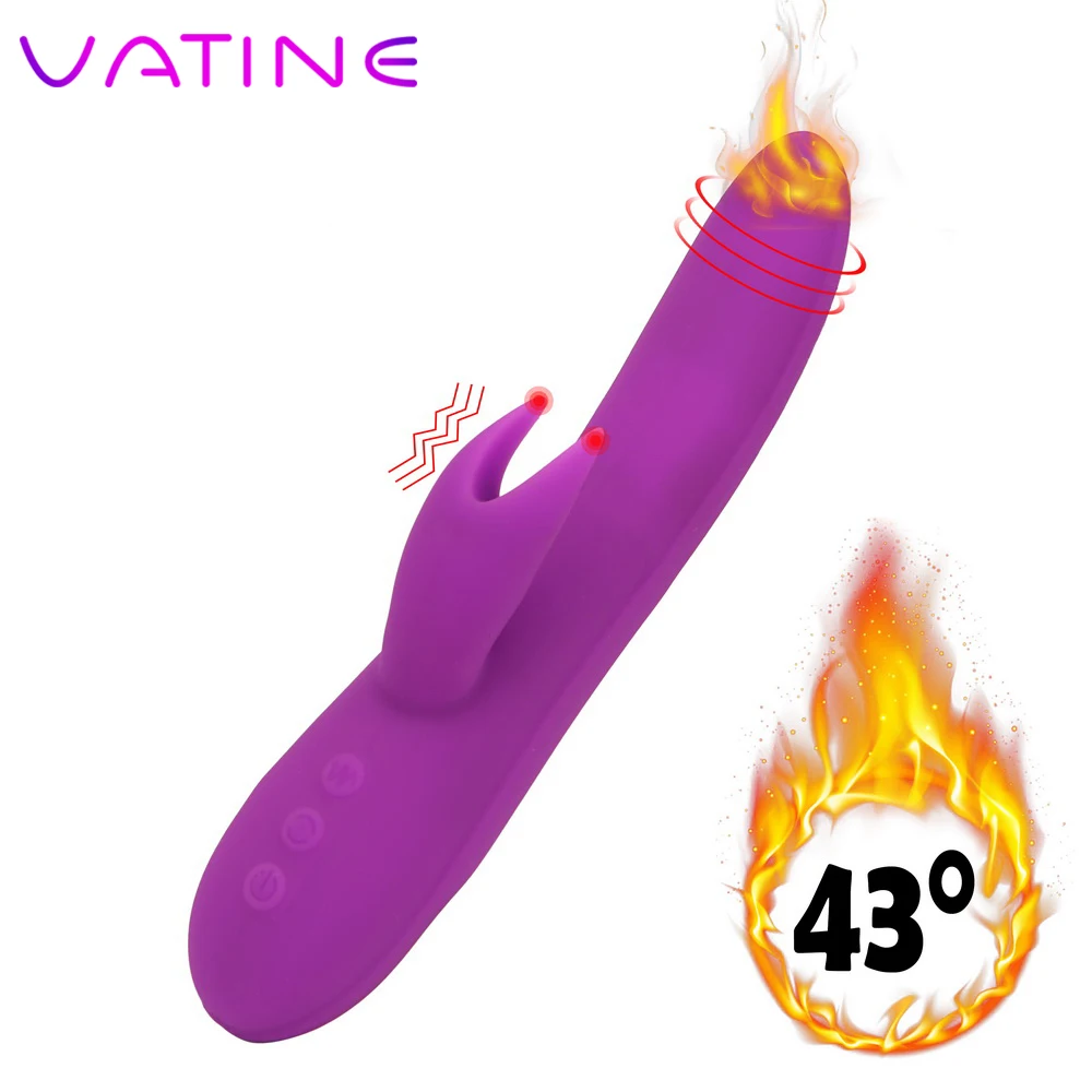 Ватин G spot нагревательный вибратор Стимулятор клитора Женский мастурбатор секс