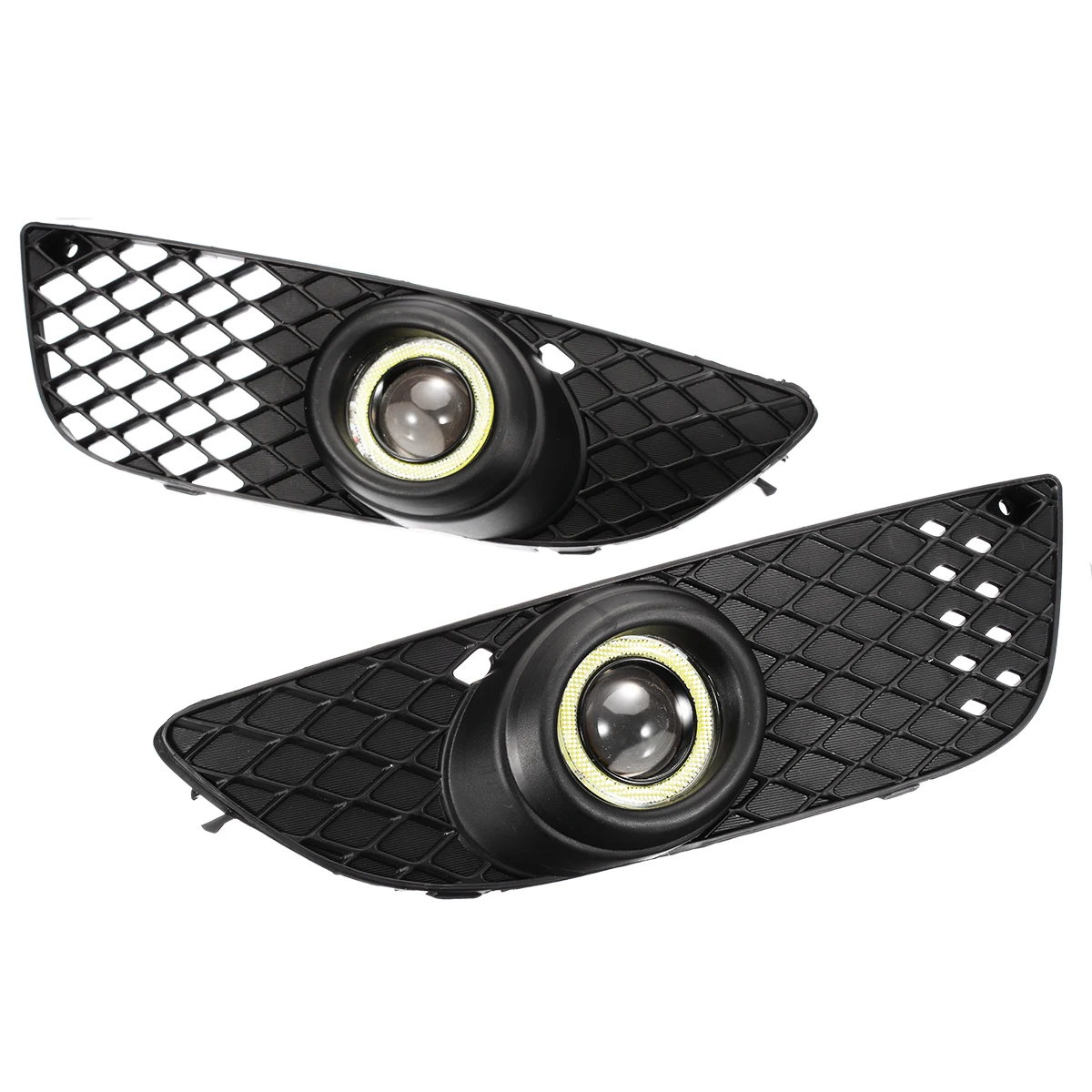 

Car Styling 1 set H3 Fog Lamp Fog Light 12V 55W Angel Eyes Running Light For Mitsubishi Lancer 2008-2014