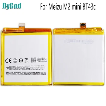 

10PCS/LOT Meizu BT43C Battery 2500mAh For Meizu Meilan 2 / M2 mini M2mini Smartphone Bateria Baterij