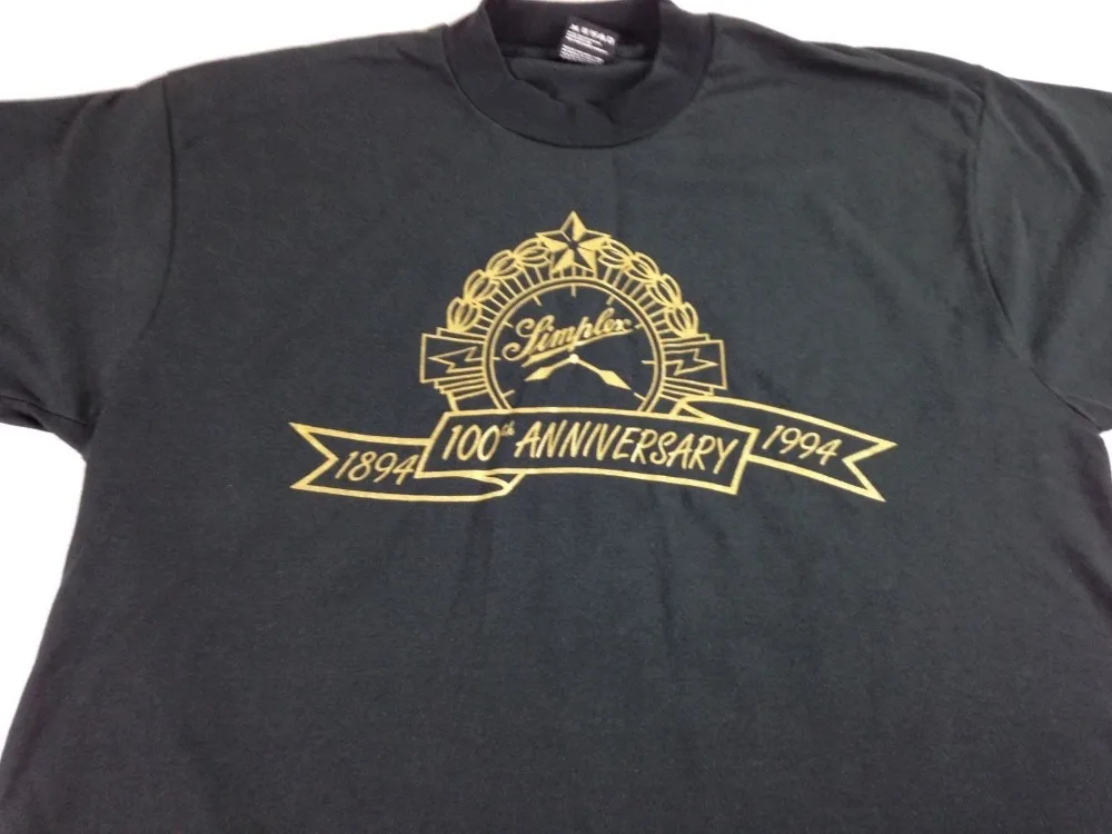 

Limplex T-Shirt VTG Mens 100TH Anniversary 1894-1994 USA Made 90s Throwback Summer 2017 Famous Brand
