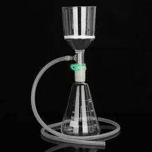 500 ml di Aspirazione Dispositivo di Filtraggio 150 ml Buchner Imbuto Erlenmeyer Flask + Tubo Forniture di Laboratorio della Scuola